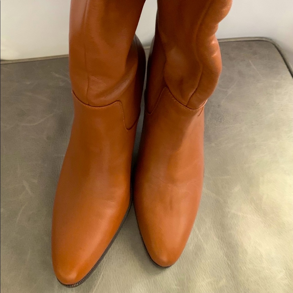 COPY - Mango leather knee high boots